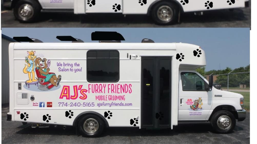 Aj's Furry Friends Mobile Pet Grooming - Mobile dog grooming in North Attleborough, MA