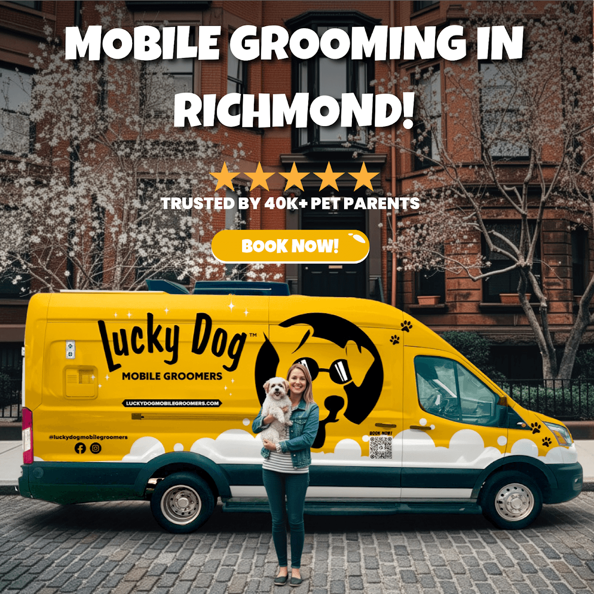 Lucky Dog Mobile Groomers - Richmond, VA - Mobile dog grooming in Richmond, VA