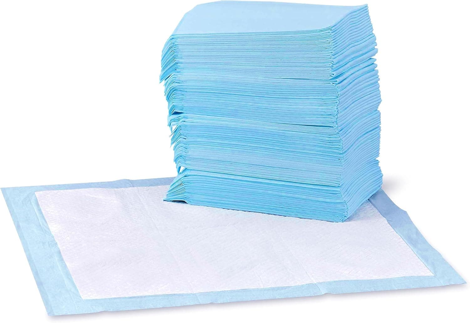 Amazon Basics Dog and Puppy Pee Pads, 5-Layer Leak-Proof Super Absorbent - Image 1
